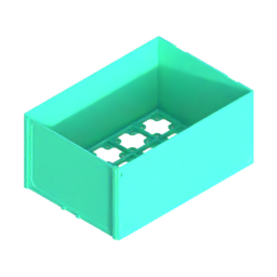 Render of MODULITH 240 Gridfinity Decor Drawer - 2W-2H